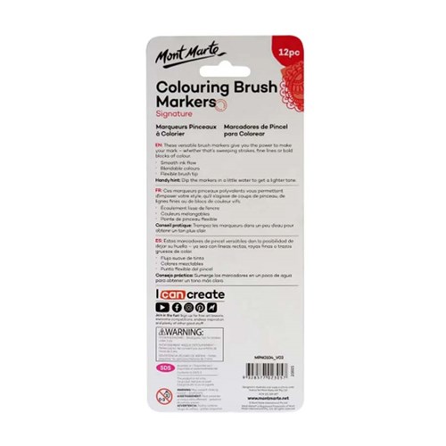 MONT MARTE MARKER SET Colouring Brush Markers1